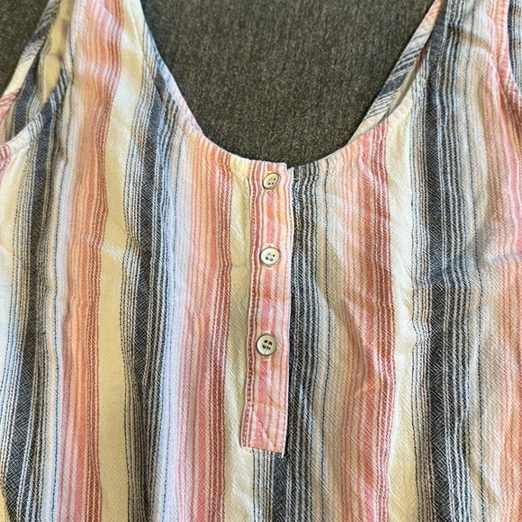 bella dahl multi striped romper - Picture 2 of 7